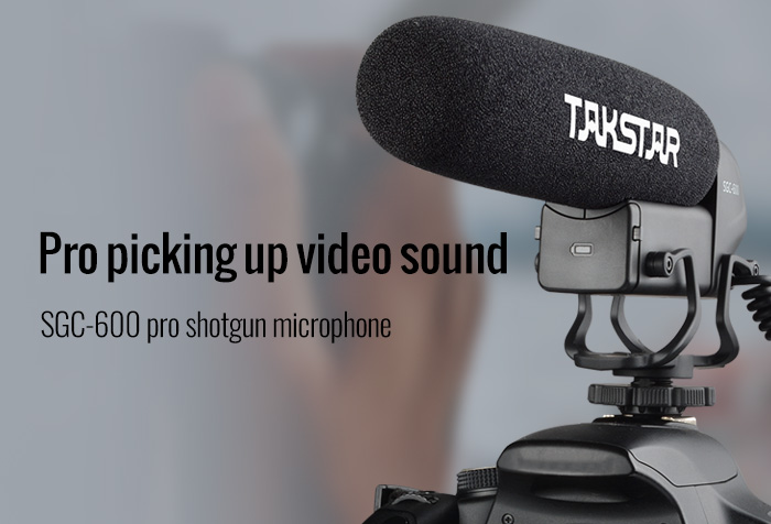 TAKSTAR SGC-600 Shotgun Microphone new product launch