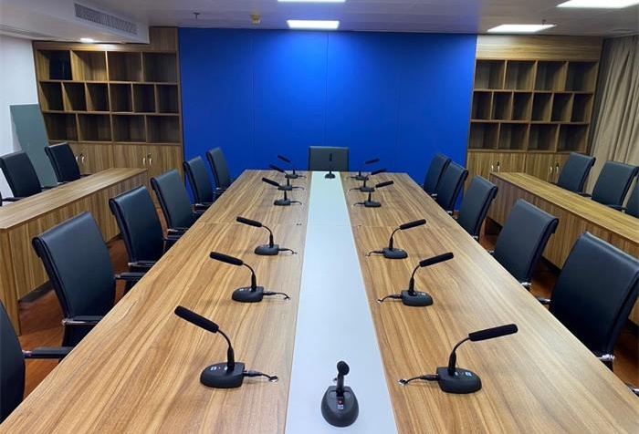 Takstar high efficiency conference audio system helps the research and judgment room of Guangdong Provincial Public Security Department