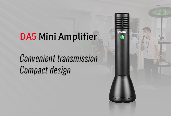 Takstar DA5 portable amplifier combines microphone new product launch