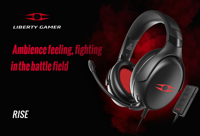 Liberty gamer “RISE” gaming headset new product launch