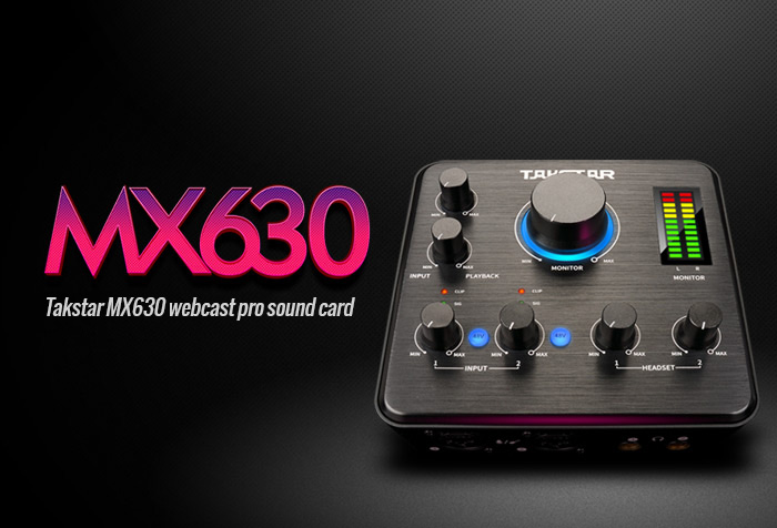 MX630 Webcast Pro Sound Card New Product Launch