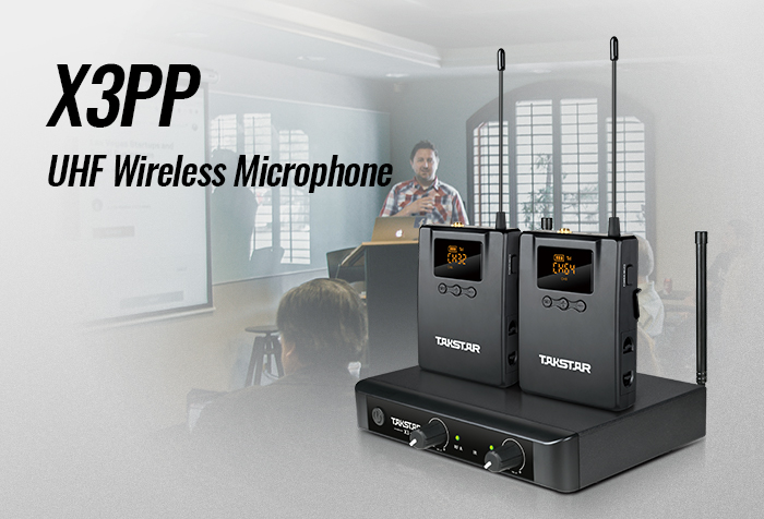 X3PP UHF Wireless Microphone New Product Launch