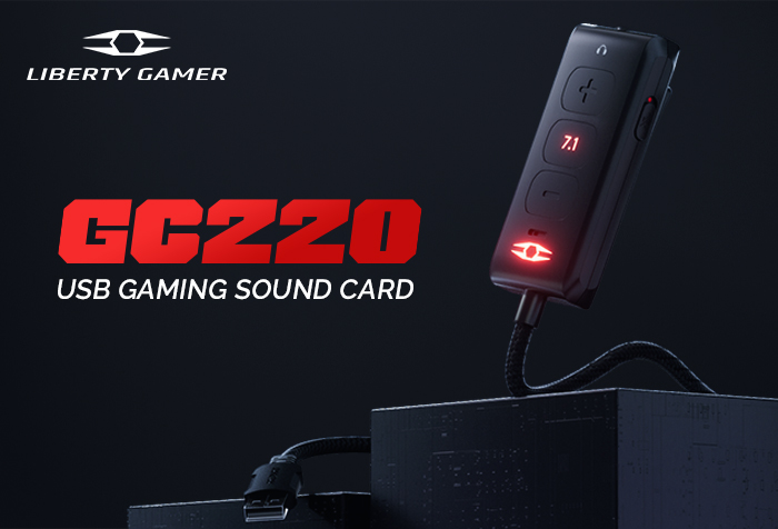 New Release | Liberty Gamer GC220 USB Gaming Sound Card