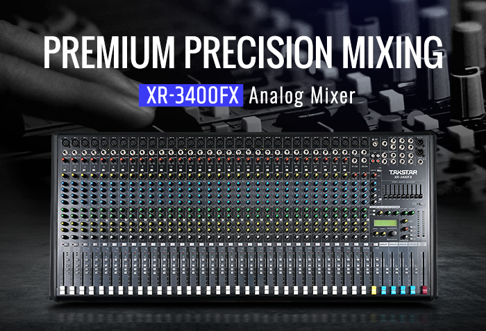 New Release | XR-3400FX Analog Mixer