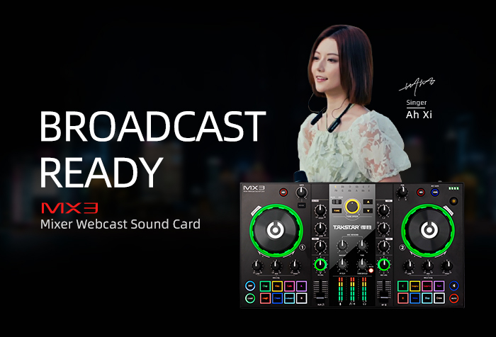New Release | MX3 Mixer Webcast Sound Card