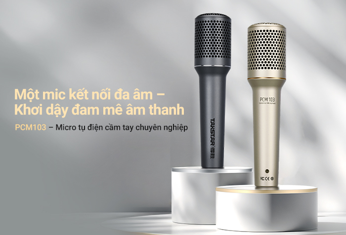 Sản phẩm mới ra mắt | PCM103 – Micro tụ điện cầm tay chuyên nghiệp