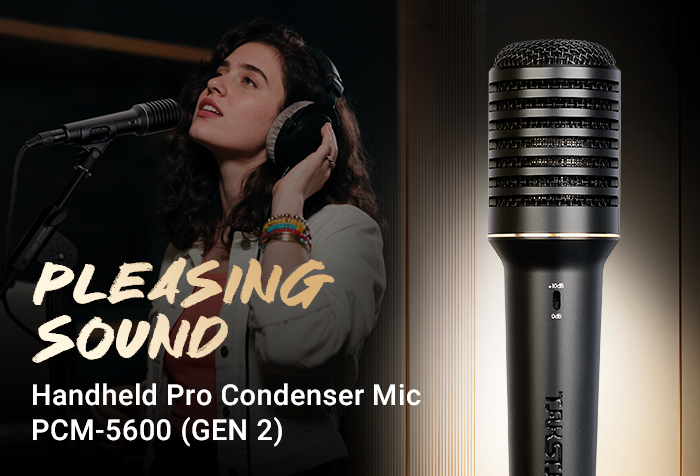 New Release | PCM-5600 (Gen 2) Handheld Condenser Microphone