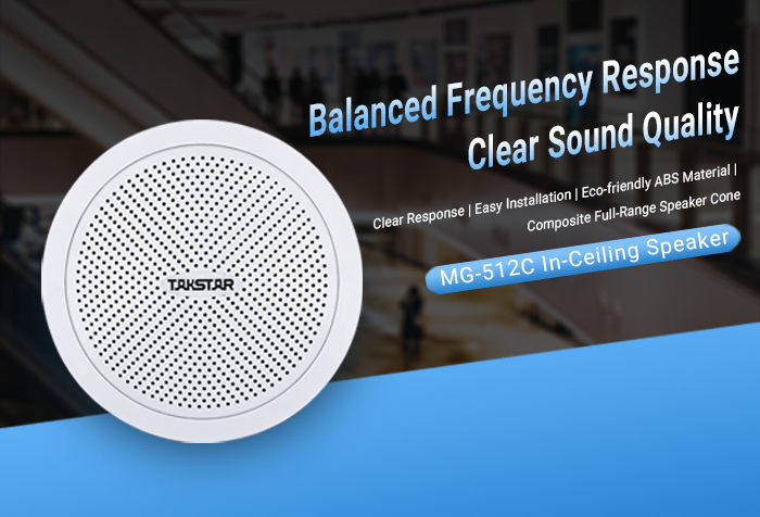New Release | MG-512C In-Ceiling Speaker