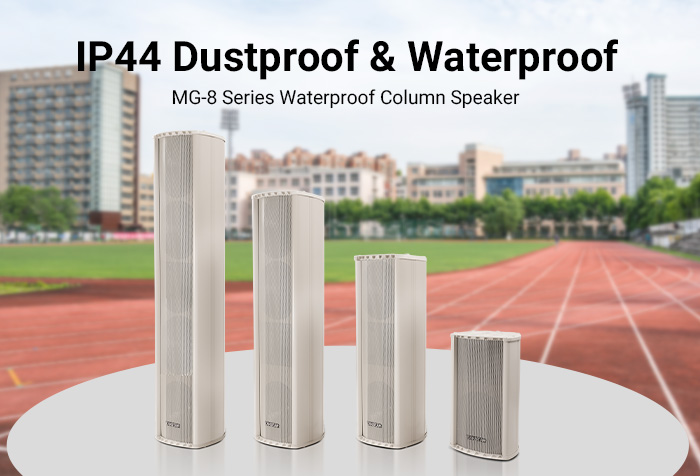 New Release | MG-812YZ/MG-824YZ/MG-836YZ/MG-848YZ Waterproo Broadcast Column Speaker