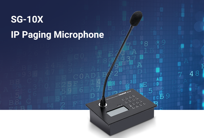 New Release | SG-10X IP Paging Microphone