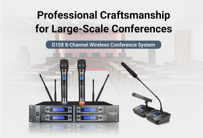 New Release | G108 (Upgraded Version) Channel Wireless Conference System