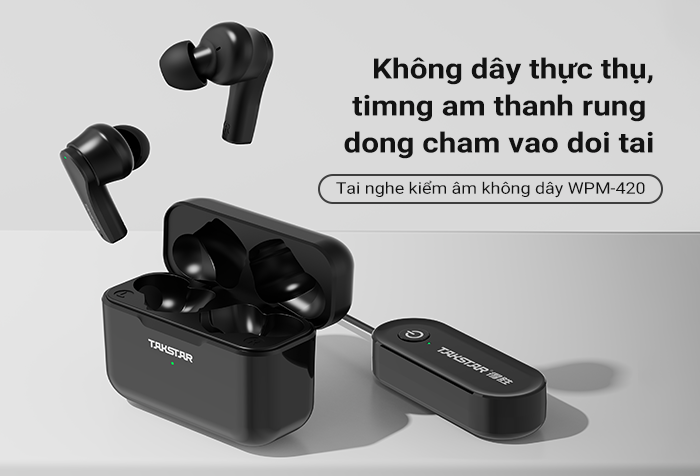 Thông tin triển lãm | Tai nghe kiểm âm không dây WPM-420