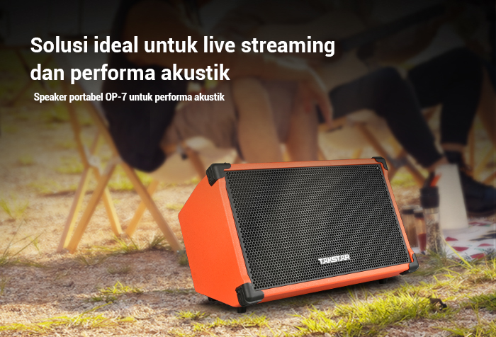 Peluncuran Produk Baru | Speaker portabel OP-7 untuk performa akustik