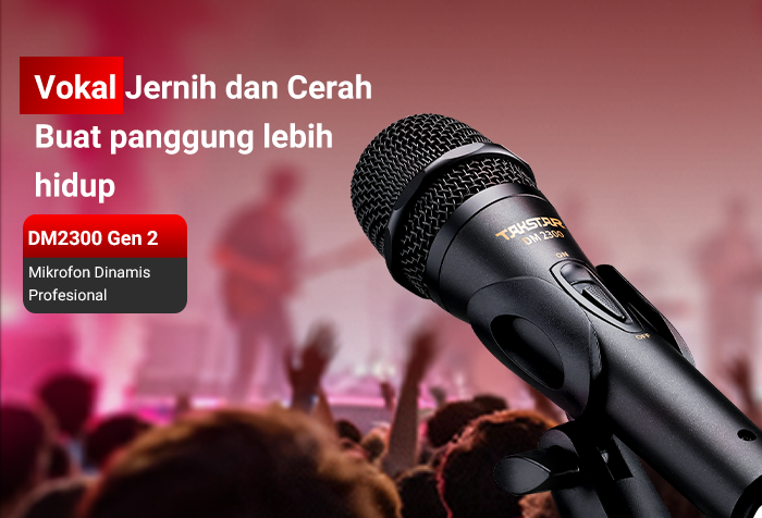 Peluncuran Produk Baru | DM 2300 (GEN 2) Mikrofon Dinamis Profesional