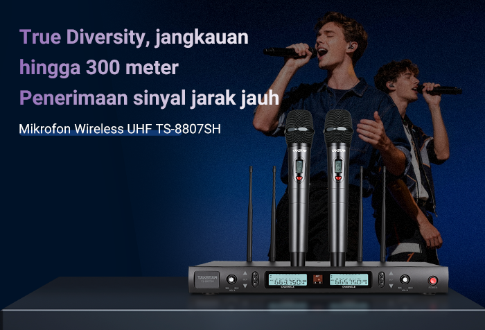 Peluncuran Produk Baru | Mikrofon Wireless UHF TS-8807SH